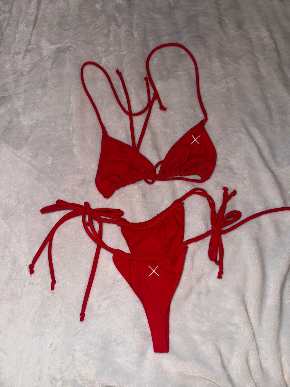 Boutine LA red bikini size small